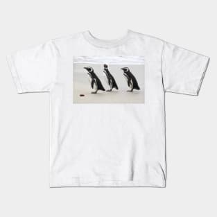 Magellanic Penguins on the Beach Kids T-Shirt